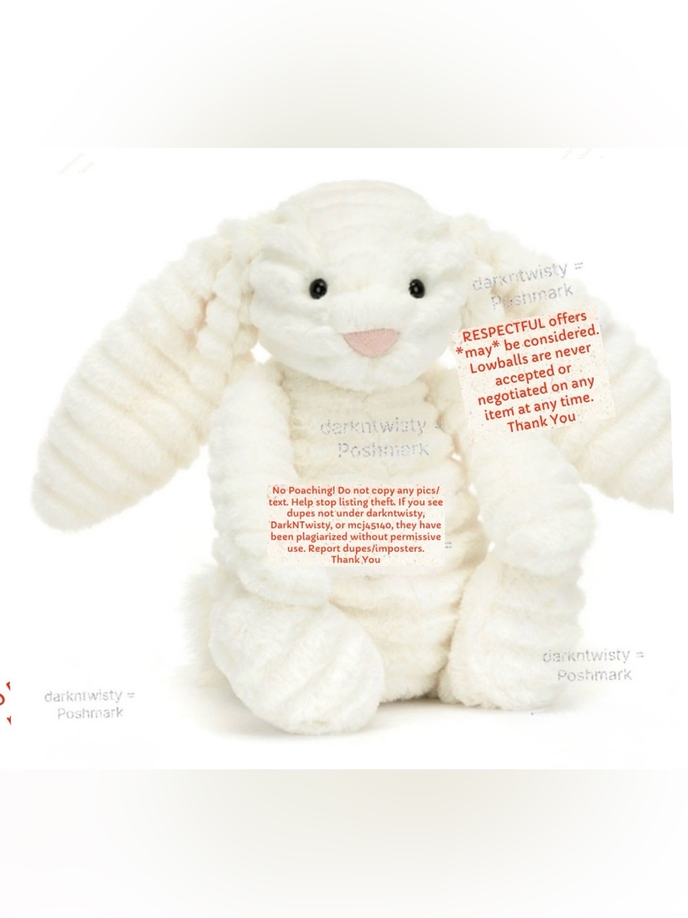 BNWT JELLYCAT BASHFUL LUXE BUNNY NIMBUS MORE GORGEOUS IRL!